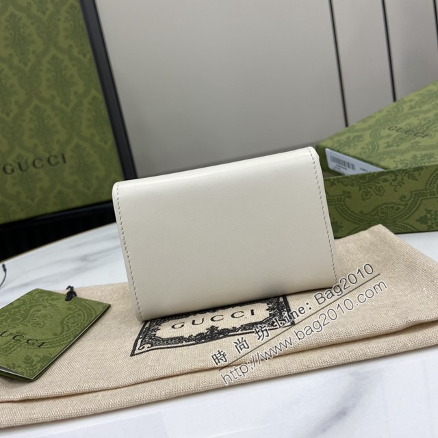 Gucci專櫃古馳最新款Marmont系列卡片夾短夾錢包卡包 jh2484型號：790067